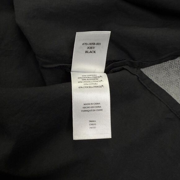 Rails Joey Black Cotton Blend Poplin Oversized Button Up Shirt Women's Small - Picture 3 of 4